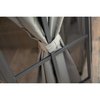 Sojag Grey Curtains for Savino Gazebo, 12 ft. x 14 ft., Polyester, Outdoor Shades 135-9167221